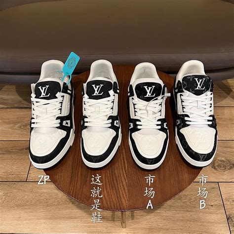 辨鞋真假第60弹：LOUIS VUITTON LV Trainer 黑牛仔 